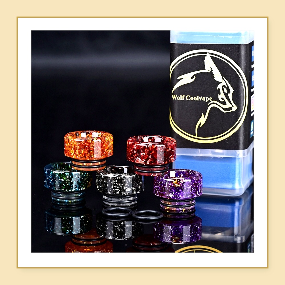 5pcs Wolfcoolvape 810 Drip Tip - Drip Tip Resin review and price